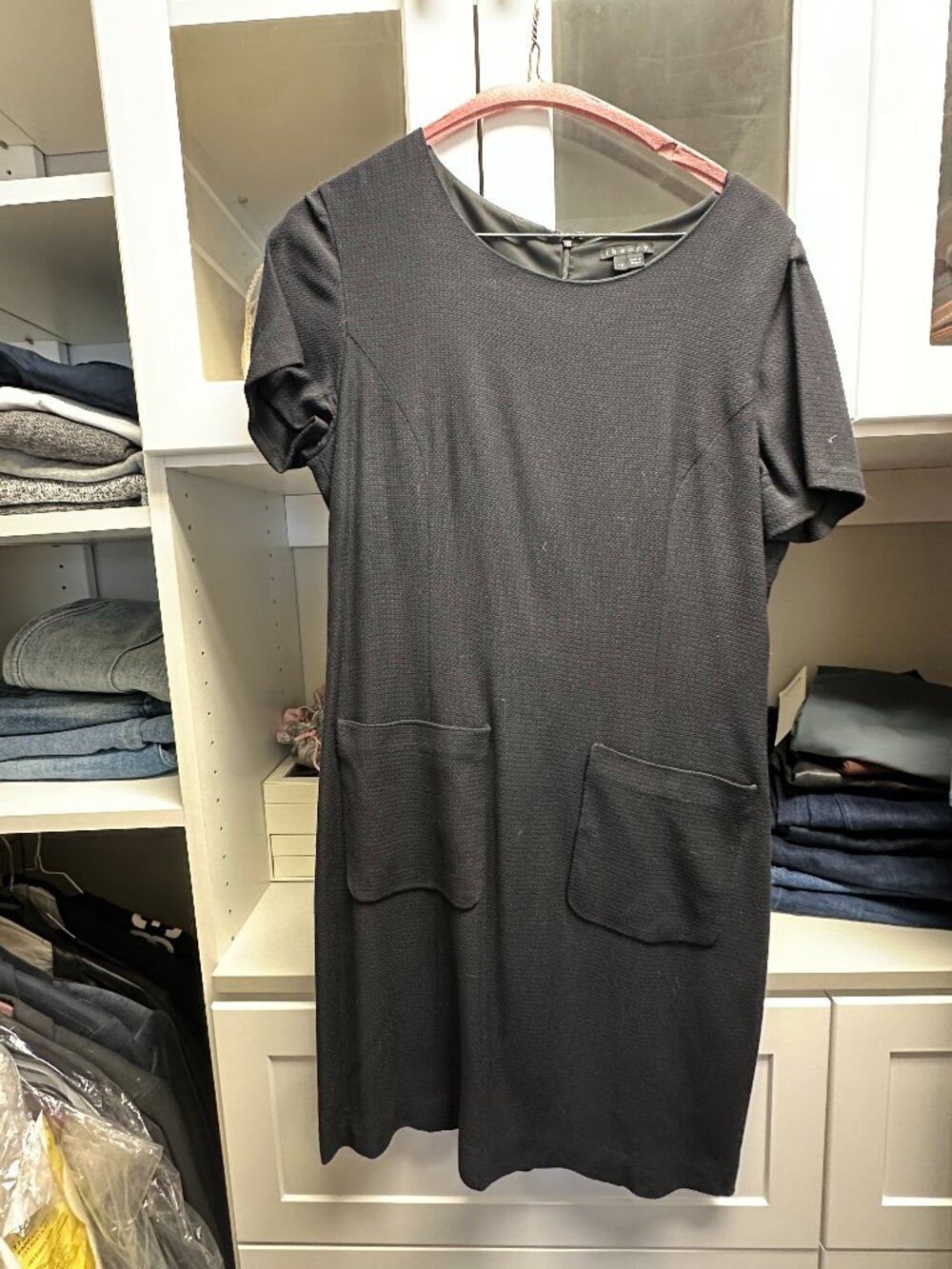 Theory black dress, size 12